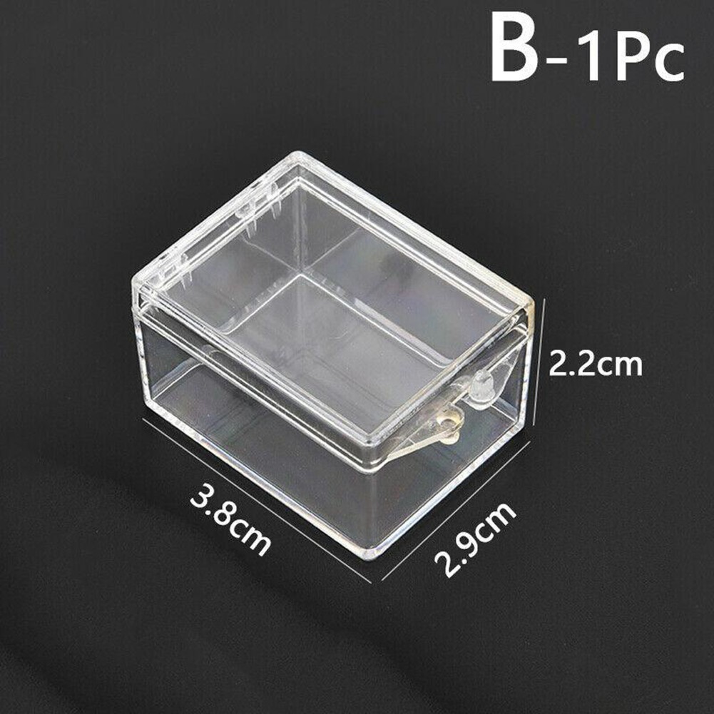 Clear Plastic Box Rectangular for ct Specimen Display Desktop Storage Boxes