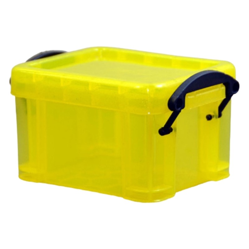 Mini Plastic Box with Locking Lid for Jewelry Beads Small Items Accessory