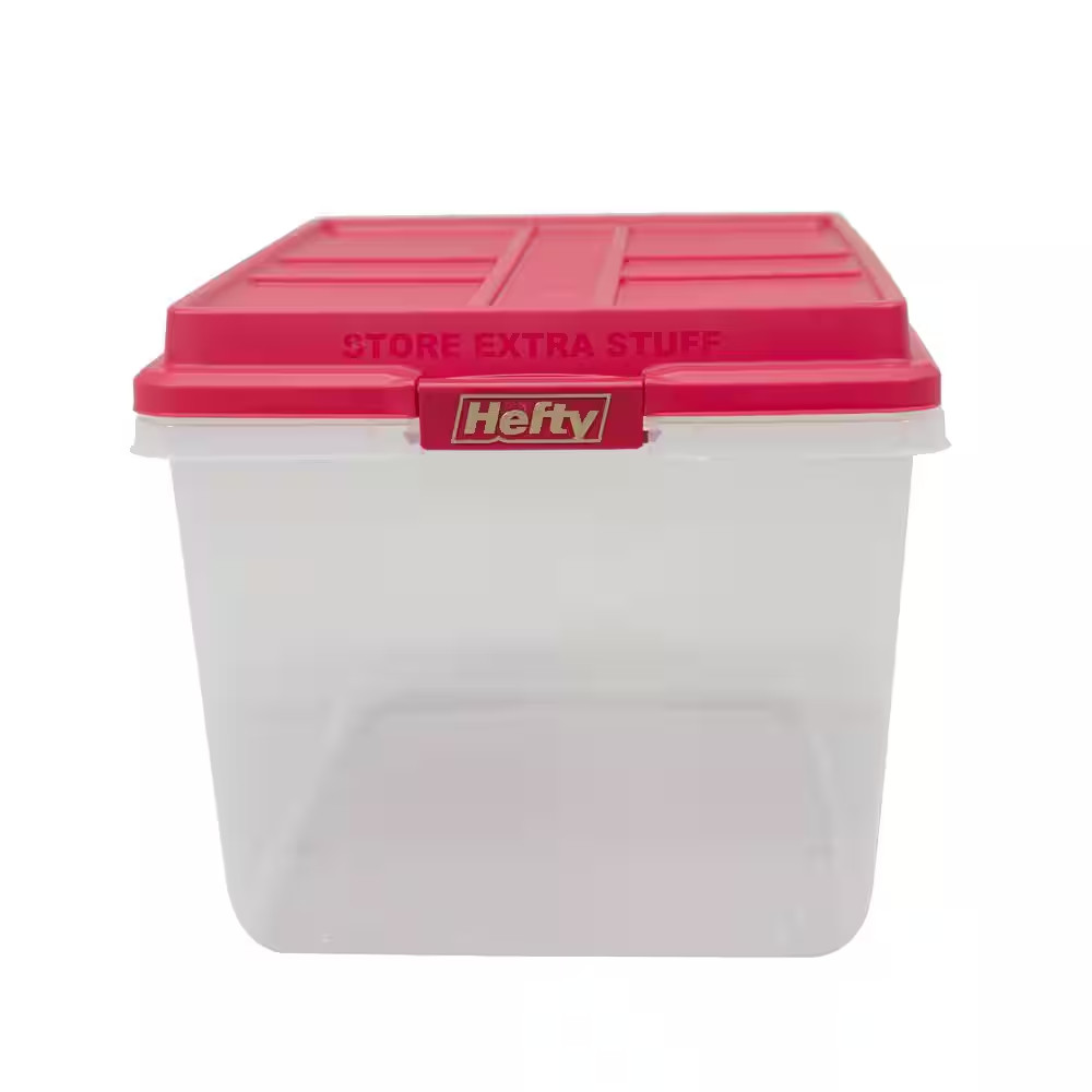 72 Qt Hi Rise Lid Storage Container Holiday Assortment