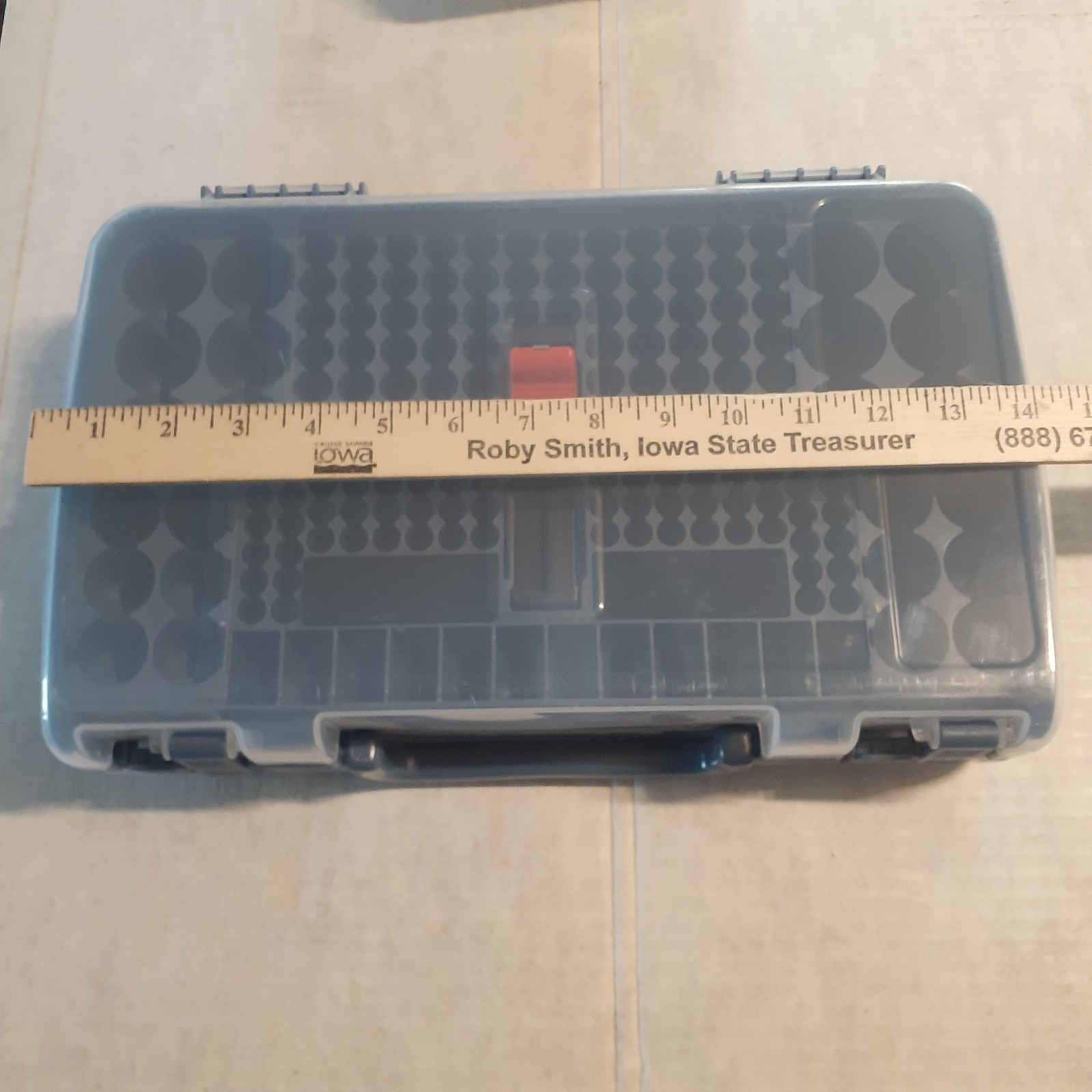 New Portable Battery Organizer Double Sides With Tester