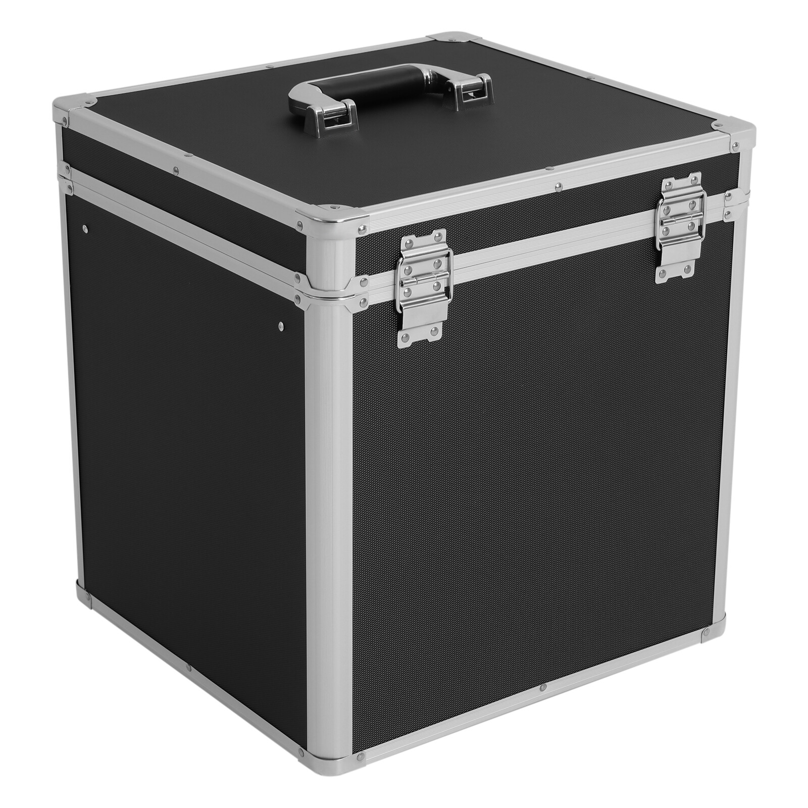 Vinyl Record Holder Storage Vintage Case Carrying Locking 50 Album Organizer NEW