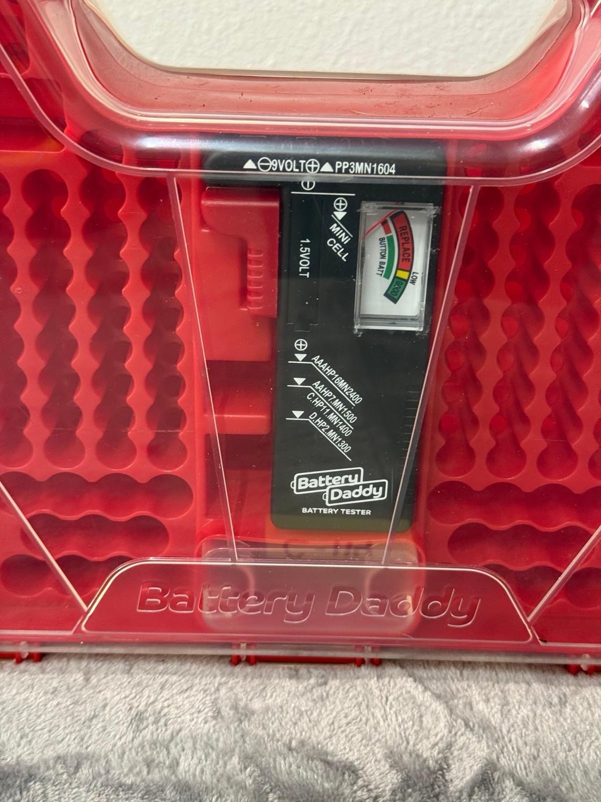 180 Battery Daddy Storage System Caddy Organizer with Case & Tester