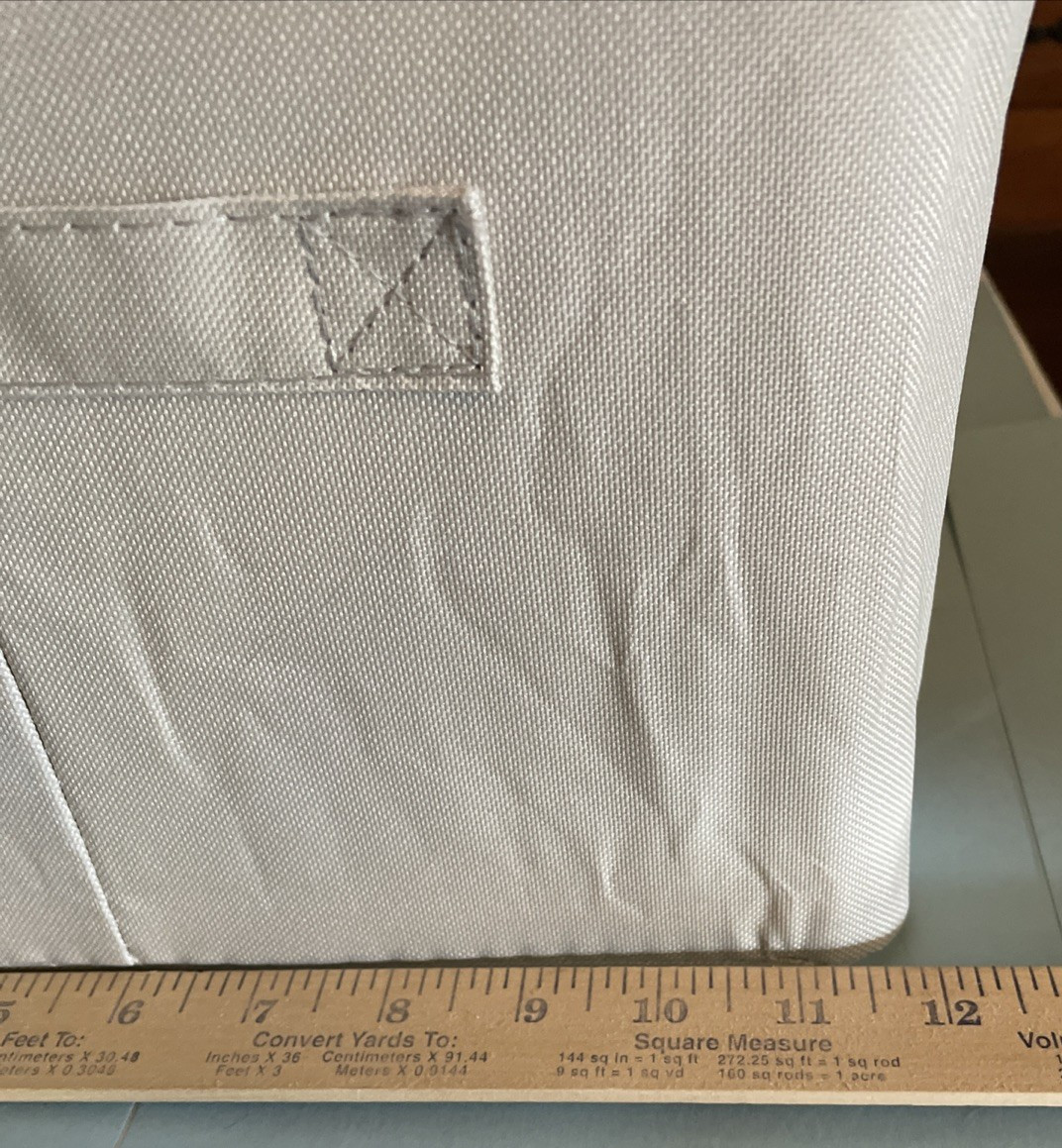 Two Collapsible Storage Scobus Containers 16&Prime; X 12&Prime; X 8&Prime;. Canvas with metal fram