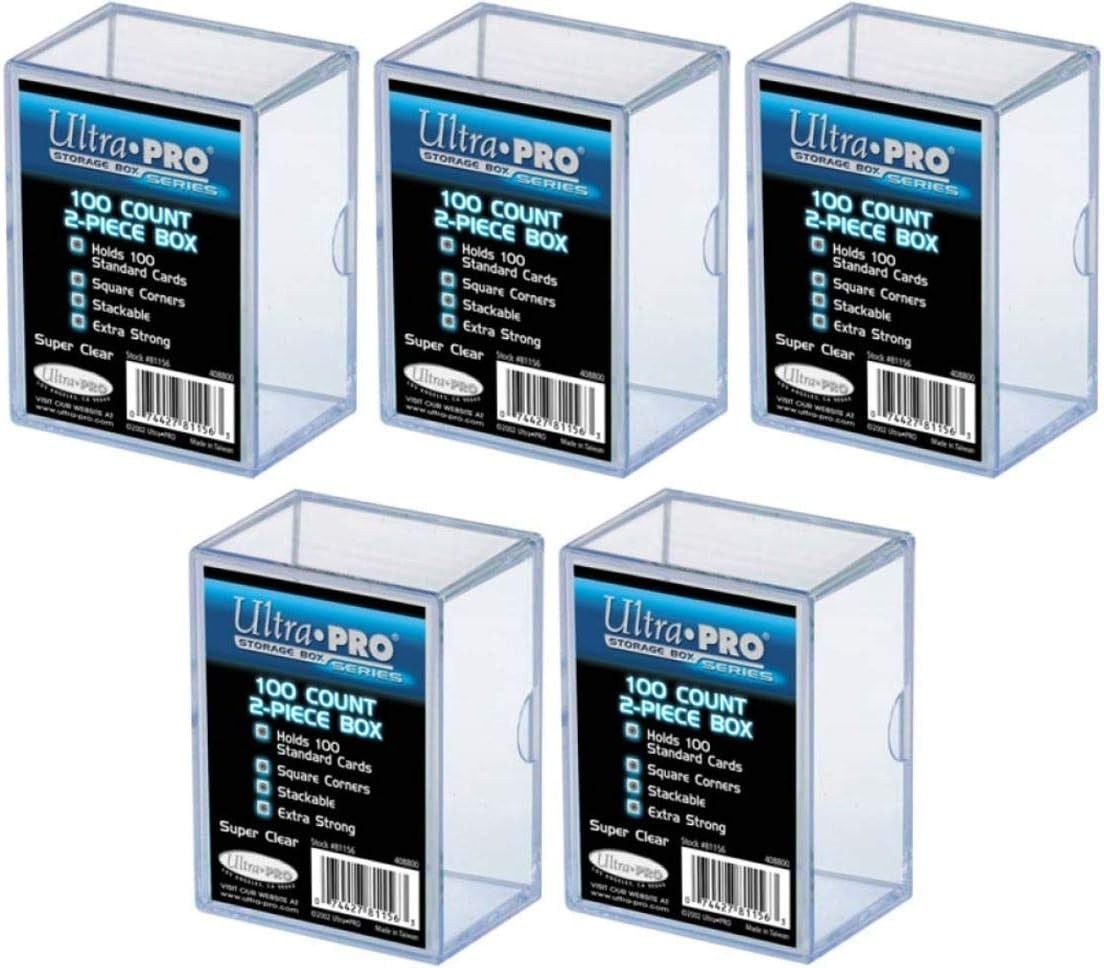 Effortless Organization with Stackable 2-Piece Clear Storage Boxes – 100 Count