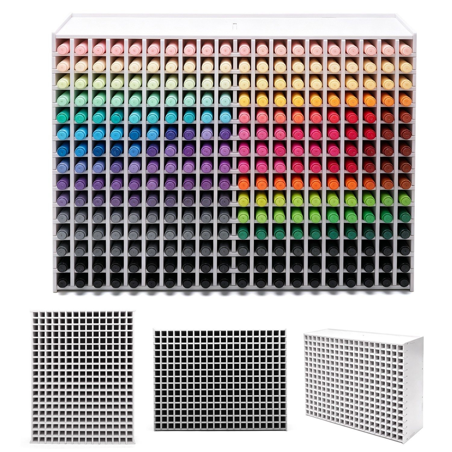 120/300 Hole Artist Marker Storage Case – Portable Shell Organizer with Dividers