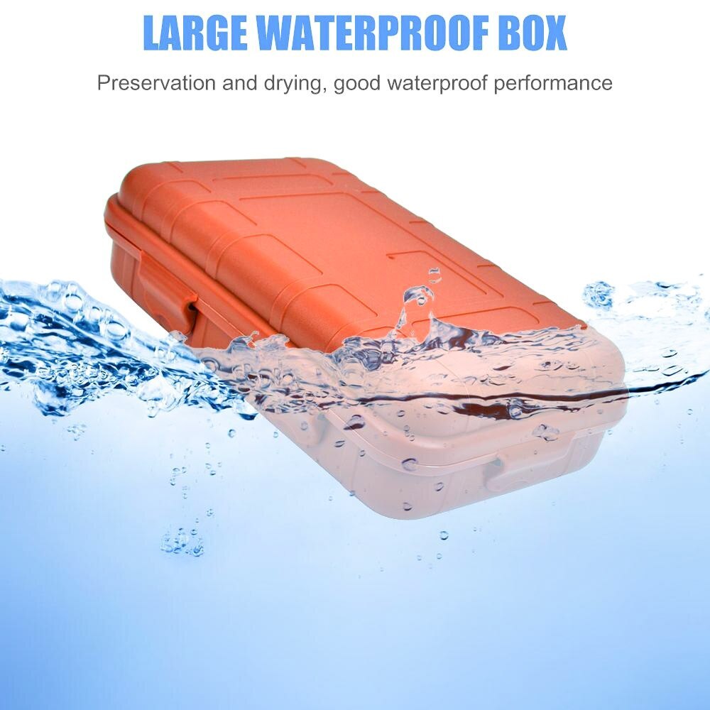 Storage Box Survival Soil Color Plastic Shockproof Airtight Carry Cases L/S Size