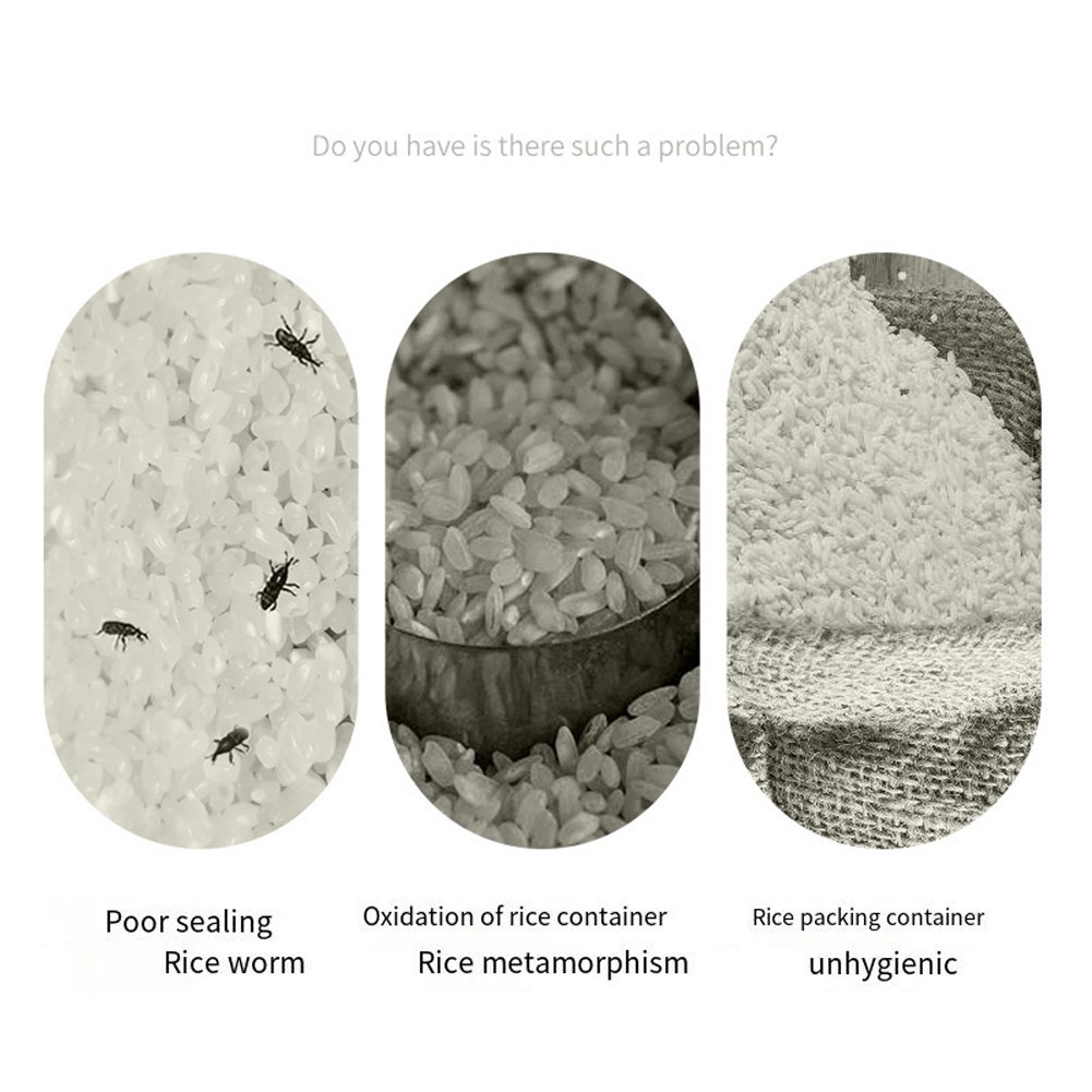 Rice Storage Container Moisture Proof and Pest Resistant for Long Term Storage