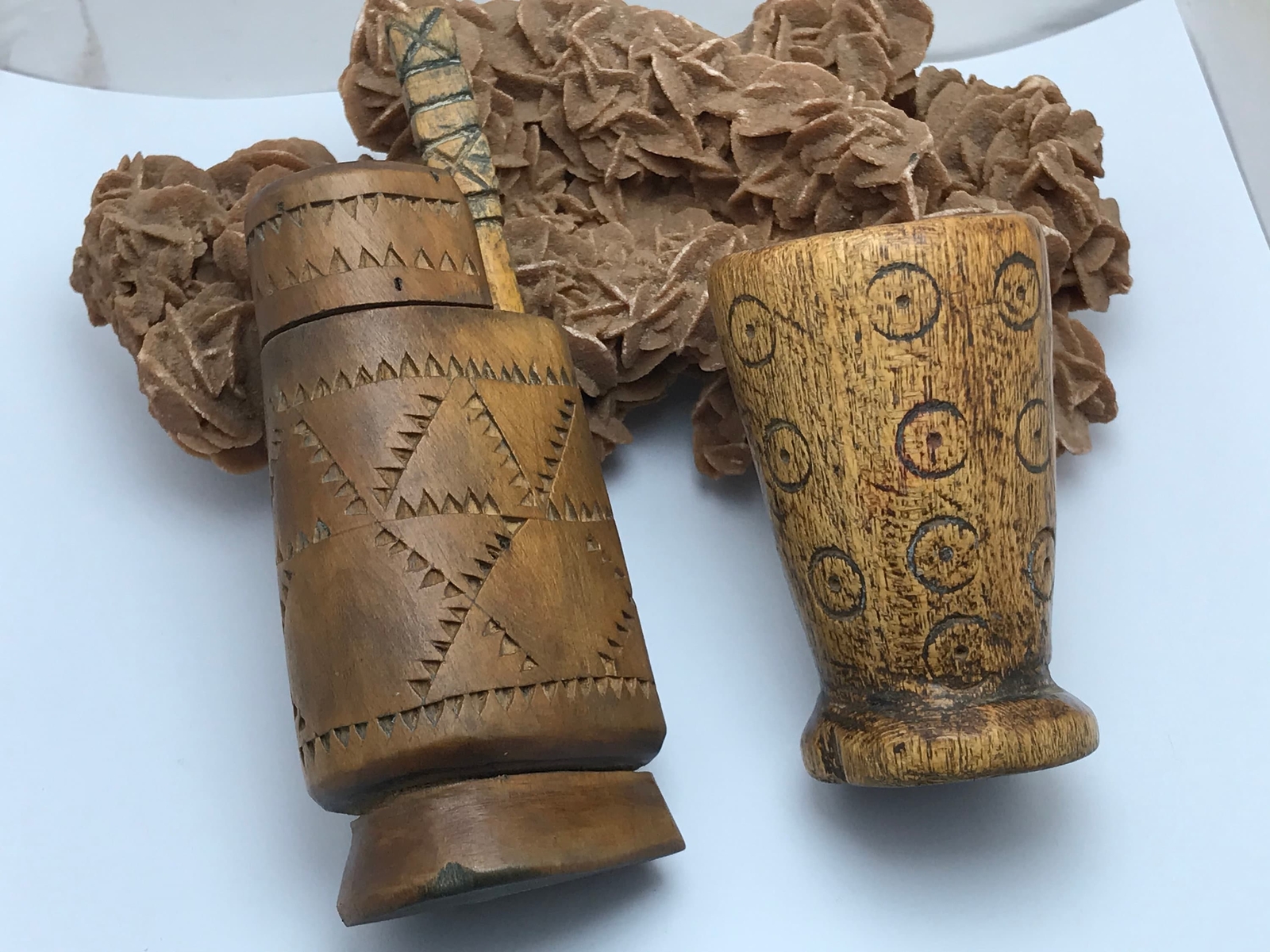 berber kohl paire Old Kajal Kohl Wood Bottle Berber Morocco