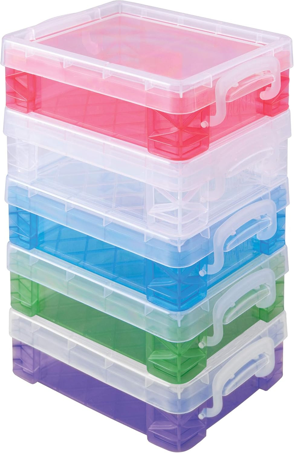Super Stacker Plastic Crayon Box, Stackable Crayon Organizer, Crayon Holder Case