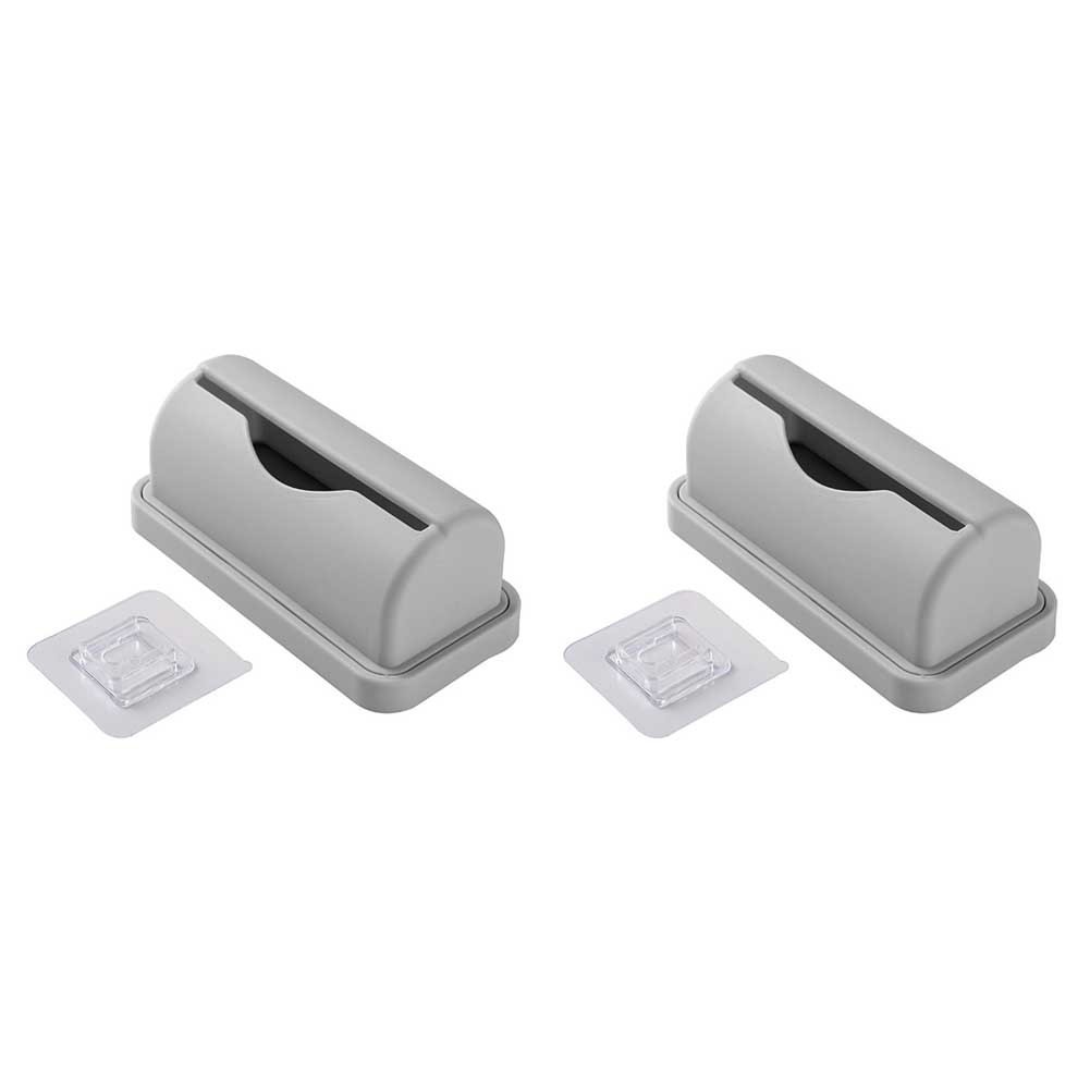 Space Saving Trash Bag Holder Wall Mounted No Drill Installation for Home Use