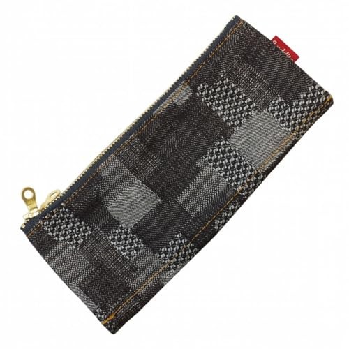 Luddite Bendy Pencil Case Denim Patchwork LDD-BNPN-101