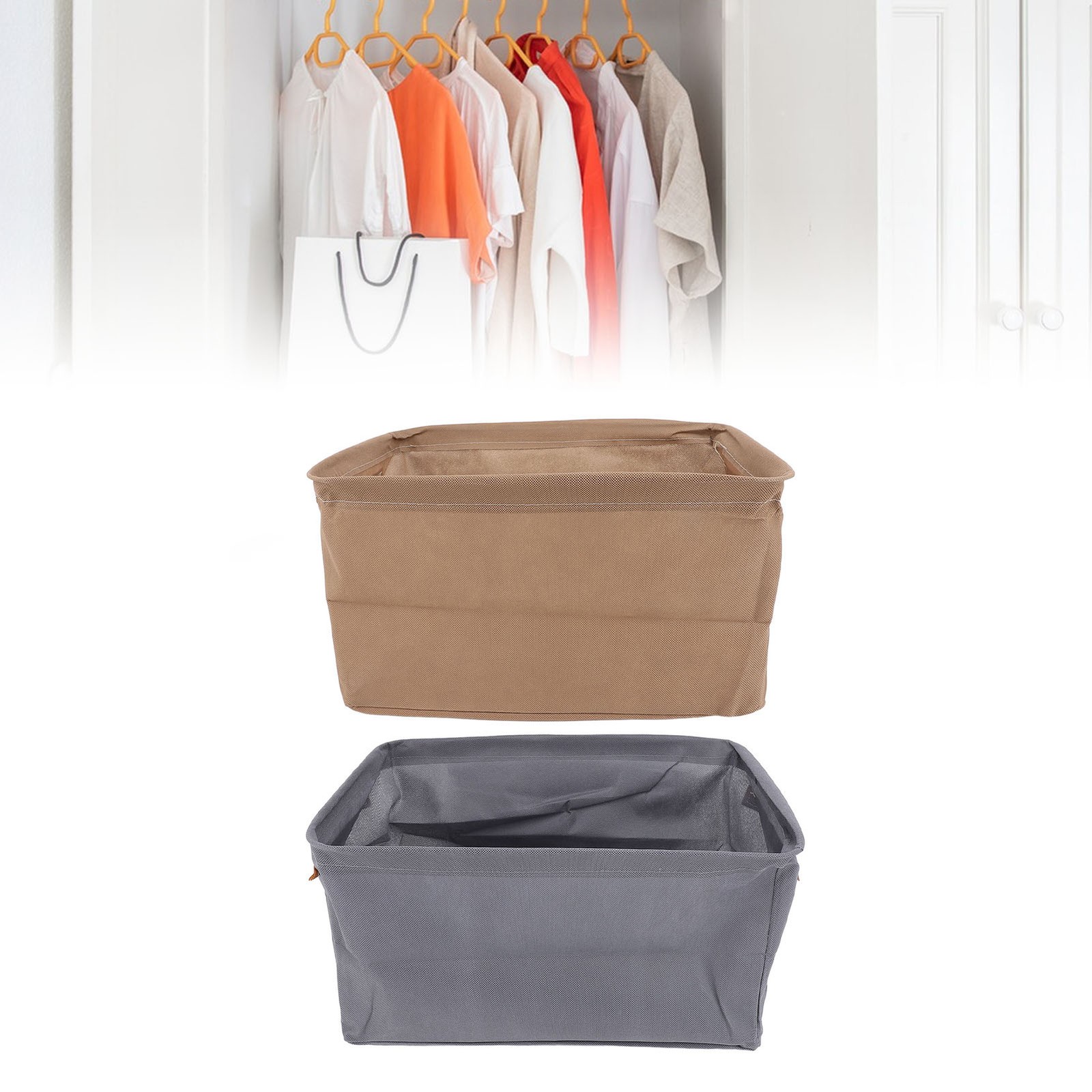 6 Pack Storage Bags Clothes Storage Bins Foldable Closet Organizers Storage