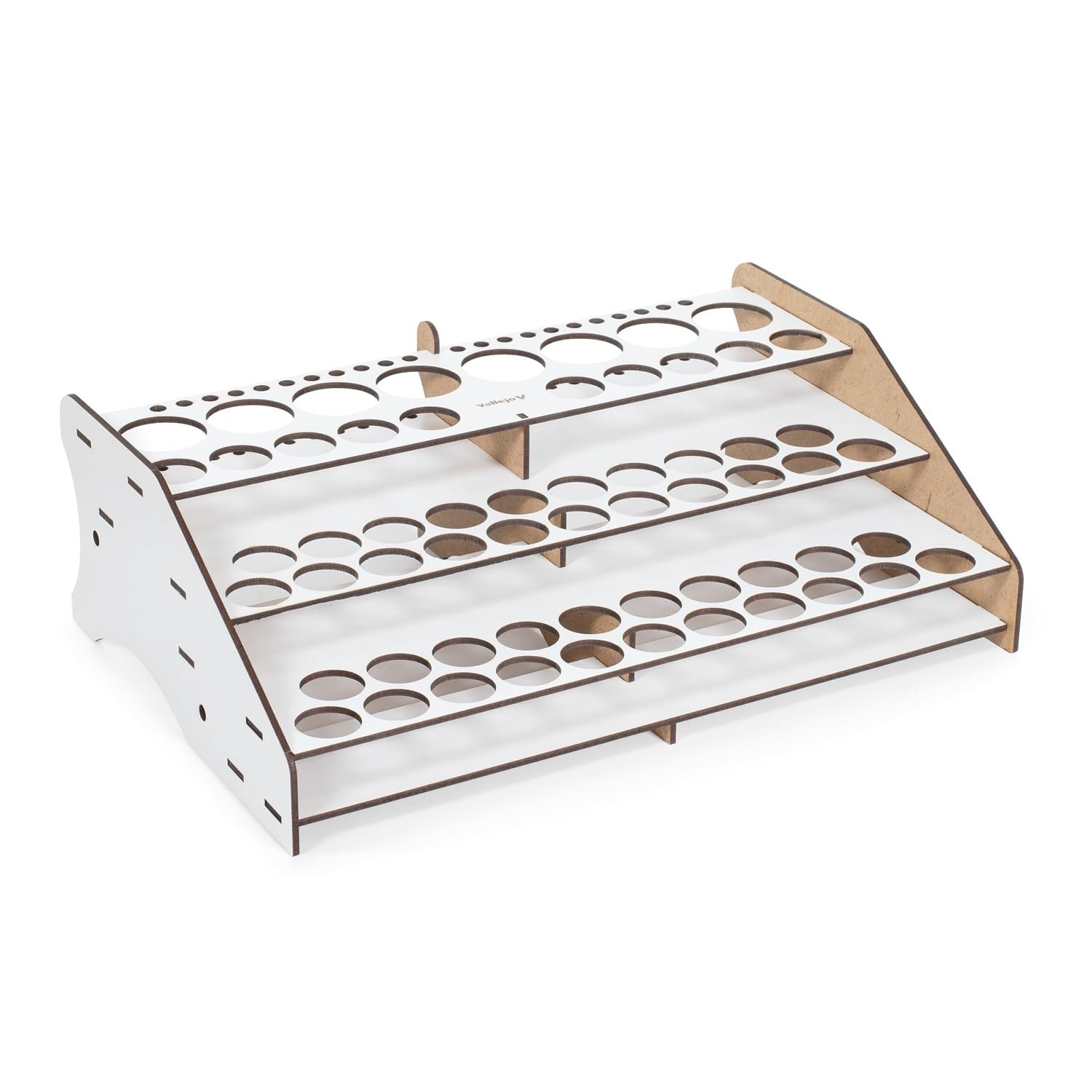 Paint Organizer Rack for Scale Models & Miniatures – Holds 52 Bottles & 22 Brush