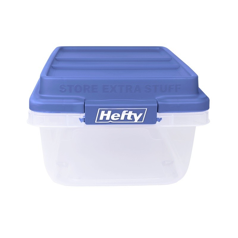 Stackable Clear Storage Bin W/ Secure Latches Organizing Shoes & Crafts New