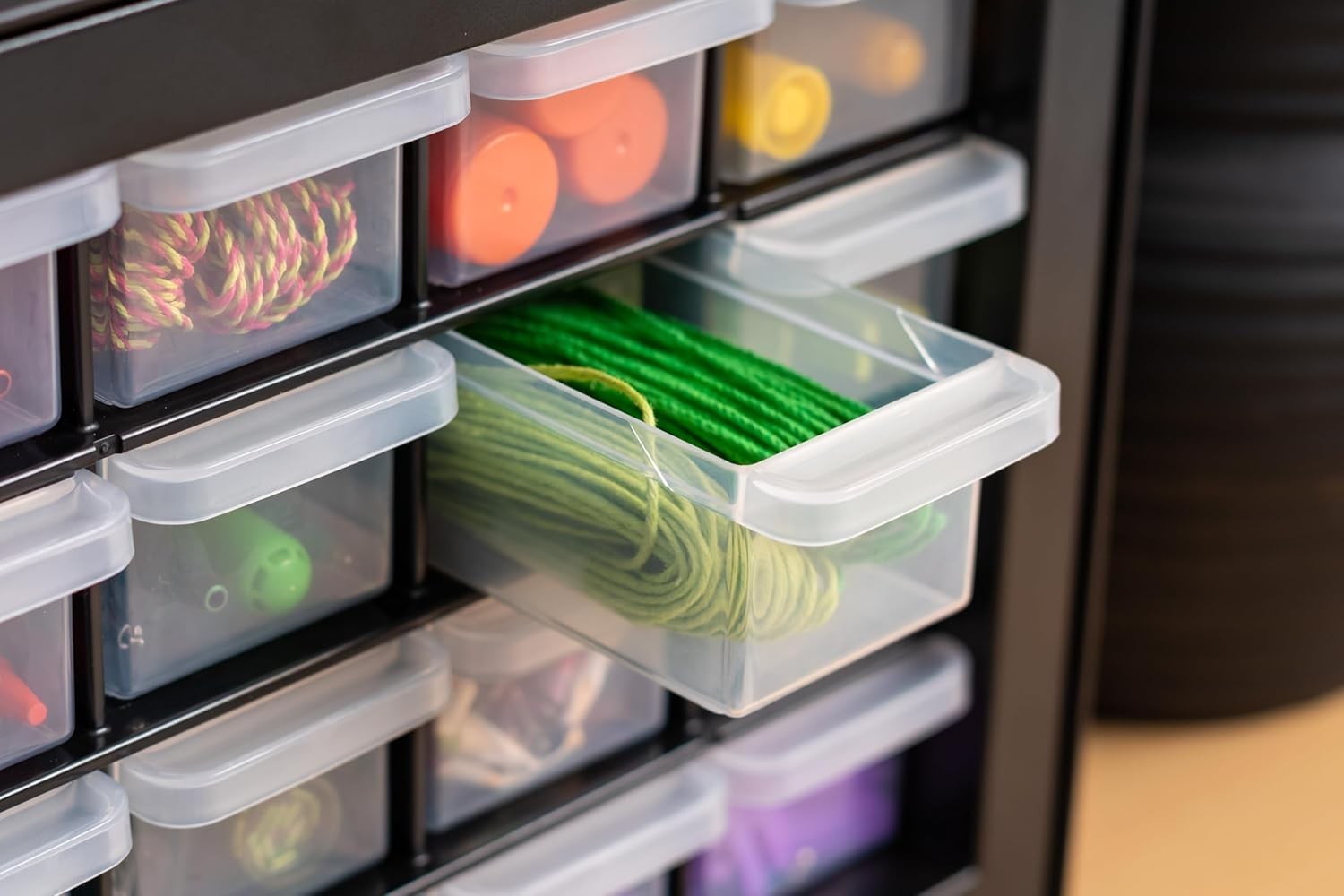 Stackable 16-Drawer Storage Cabinet – Effortless Organization for Small Items