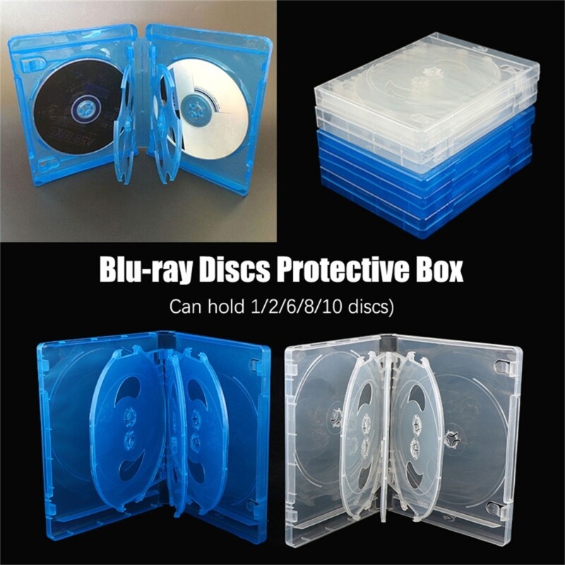 Clear Tray Standard Empty Clear Replacement DVD Case Portables DVD Package Case