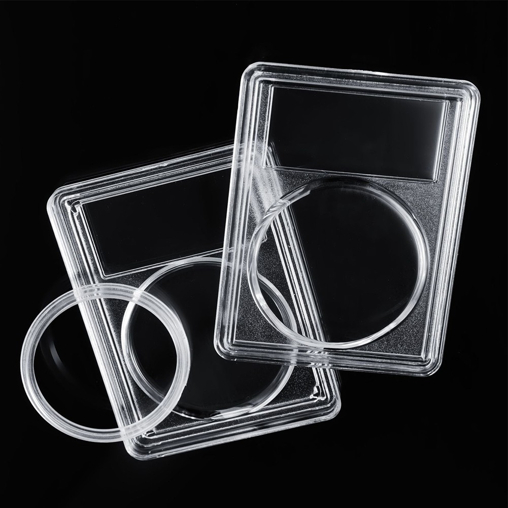 Coin Slab Display Holder Storage Case 18-40mm For Morgan/Peace/Ike Silver Dollar