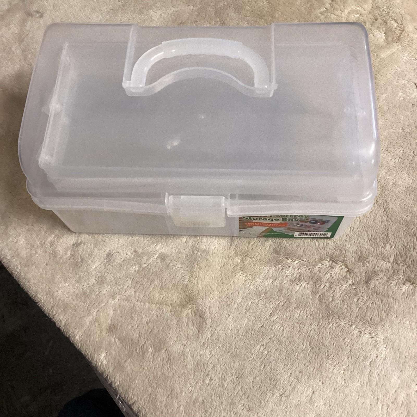 Mini Two Traw Storage Box New