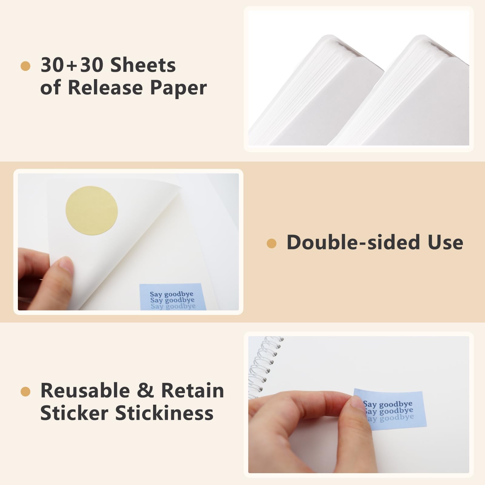 2 Pack Reusable Sticker Book Collecting Album Sticker Storage Organizer Book …