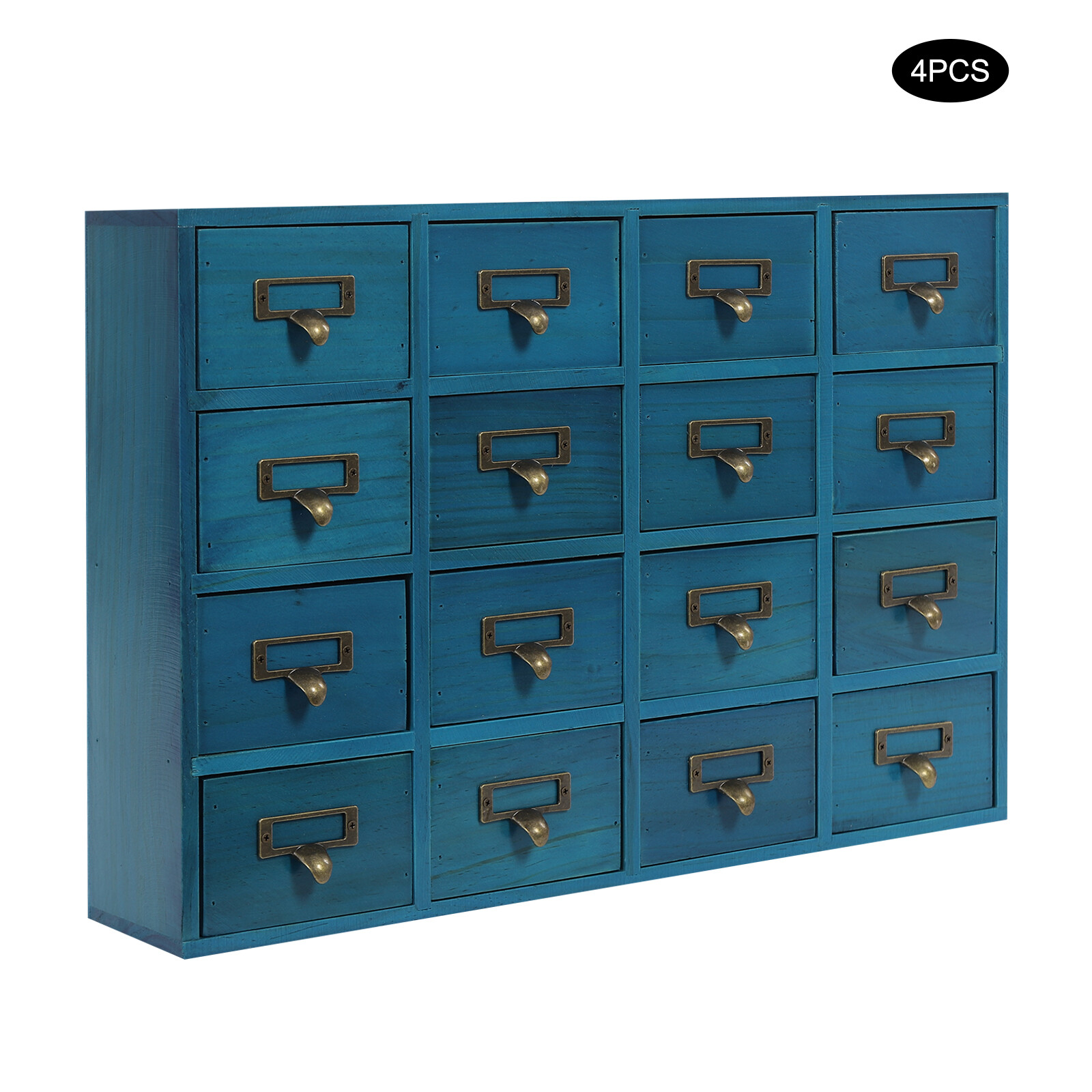 Storage Cabinet, 64-Drawer Storage Box, 4 PCS Drawer Cabinets