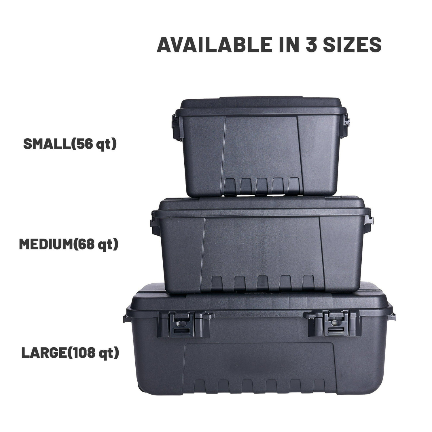 Plano Sportsman&rsquo;s Trunk, Smoke, 27-Gallon Lockable Storage Box