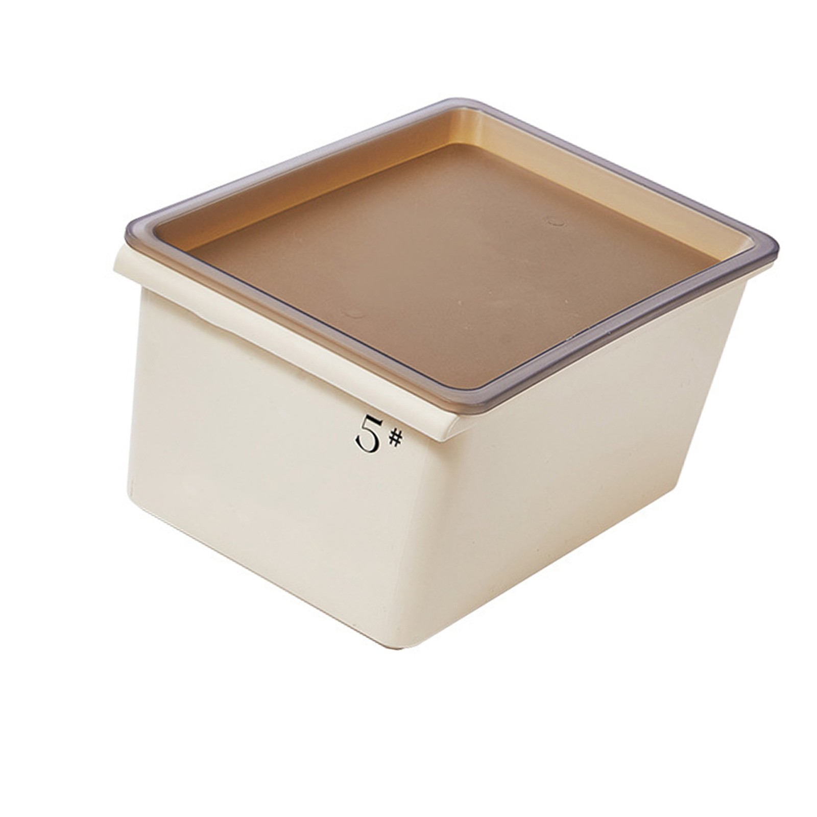 1-Storage Bin Plastic Box With Lid Stackable Organizer For Closet Bedroom