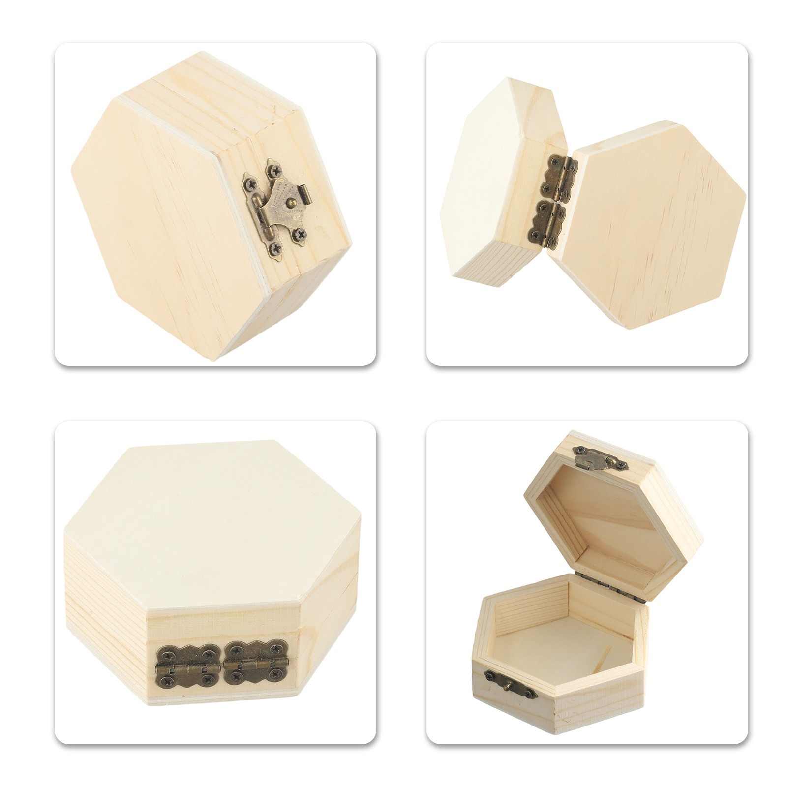 Holder Storage Box Wooden Box Christmas Toys DIY Toys Decoration Gifts Wood