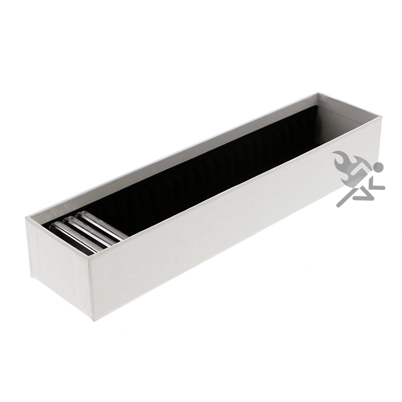 Guardhouse 1oz Silver Bar Storage Box, 10.875 x 2.625 x 1.875 inches, White