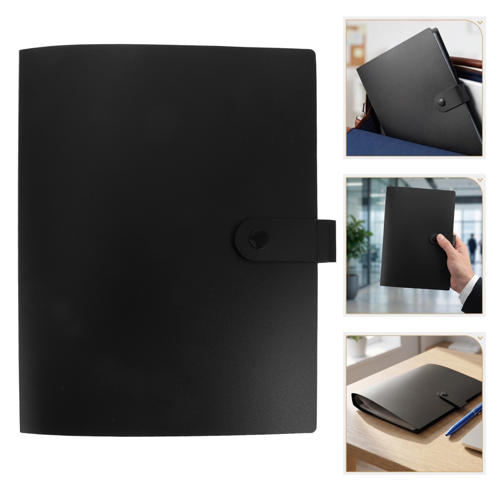 Water Resistant Plastic Index Card Holder Binder for Flashcards Photos and Notes