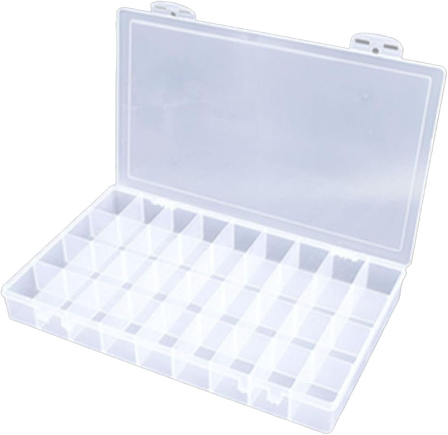 1PCS 36 Grids Large Plastic Organizer Box with Dividers, Compartment Organize…