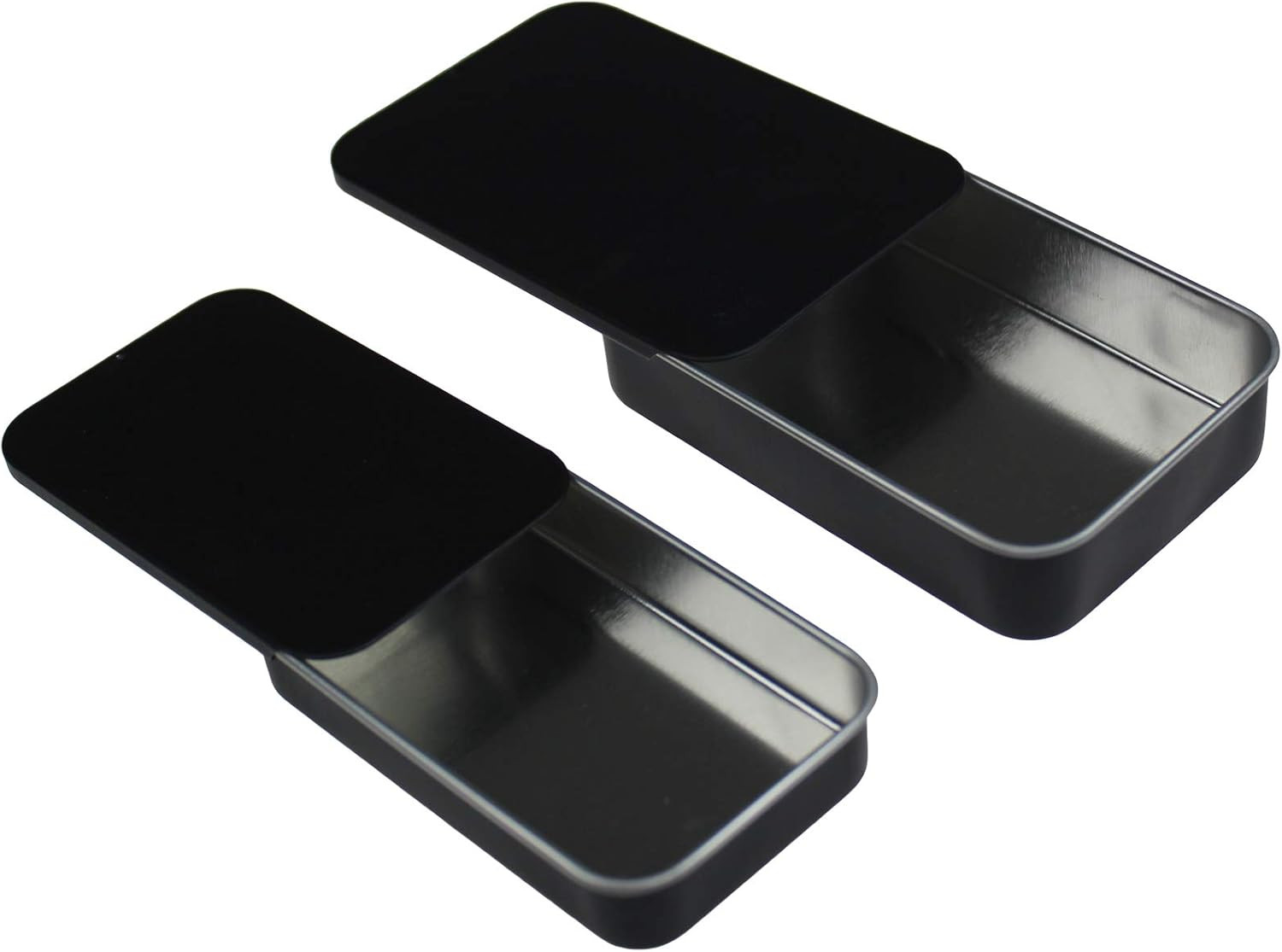 24-Pack Slide Top Rectangular Metal Tin Containers for Candies Jewelry Crafts Pi