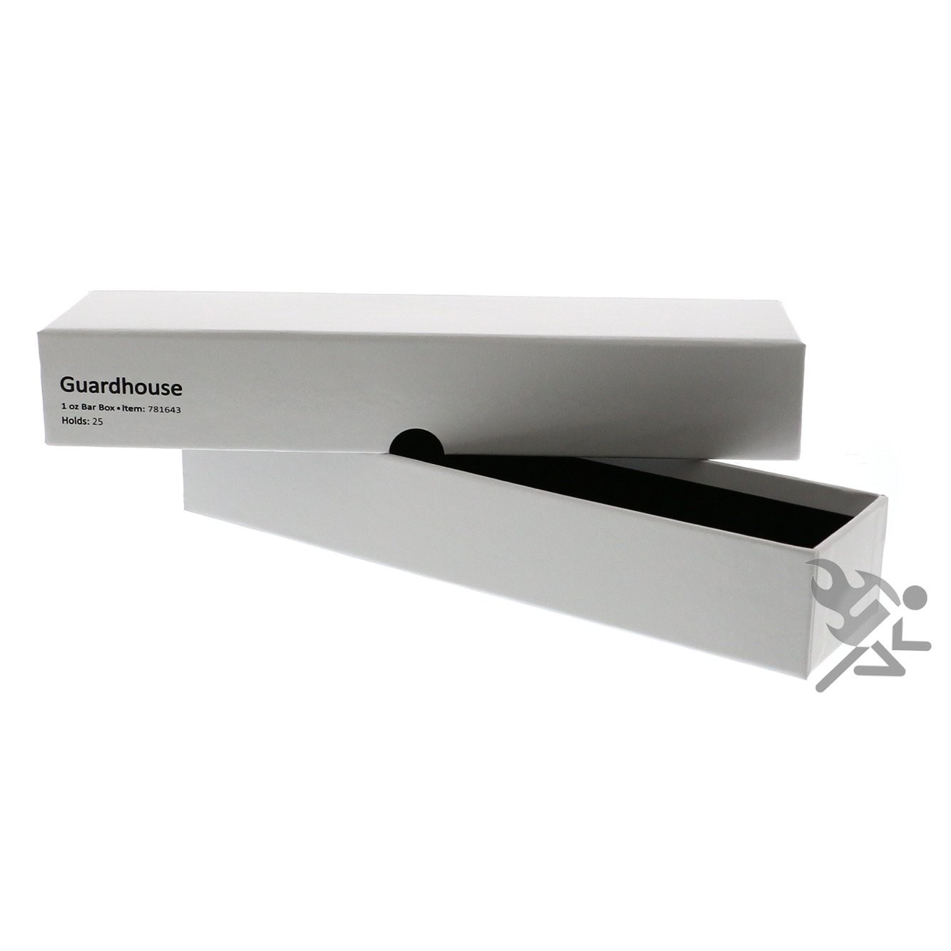 Guardhouse 1oz Silver Bar Storage Box, 10.875 x 2.625 x 1.875 inches, White