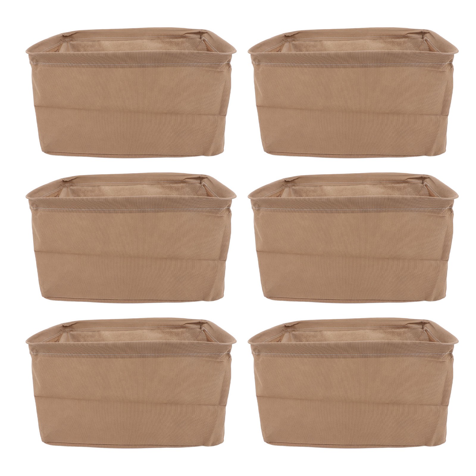 6 Pack Storage Bags Clothes Storage Bins Foldable Closet Organizers Storage