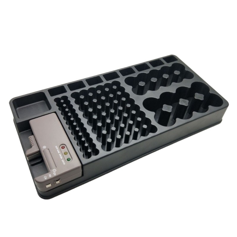98 Compartment Battery Storage Case Container Organiser for Home and Office Use