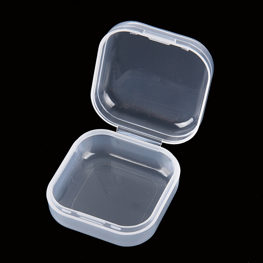 Rectangle Clear Plastic Storage Boxes Case For Jewelry Beads Craft Tools Parts