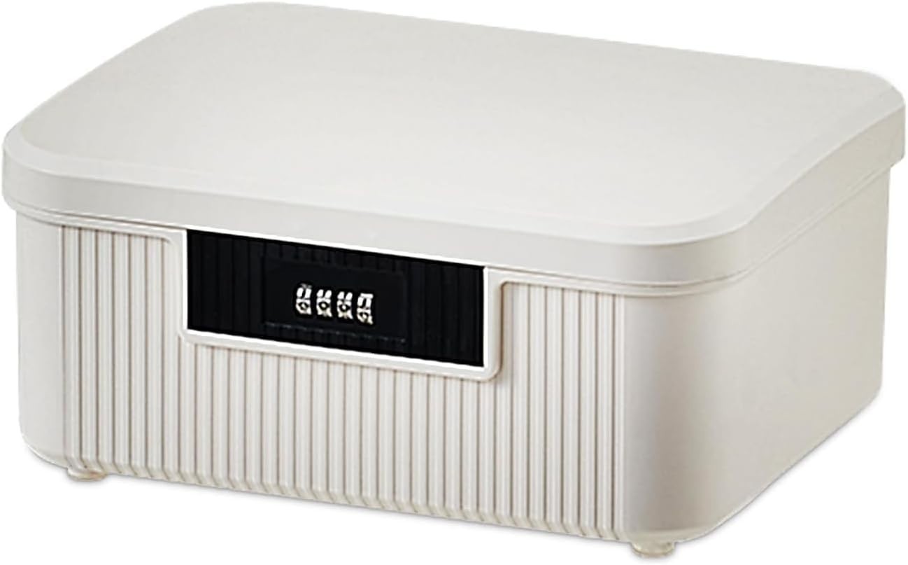 Lockable Storage Box, 2.3 Gallon/9 Liter Combination Lock Box, Medicine Case …