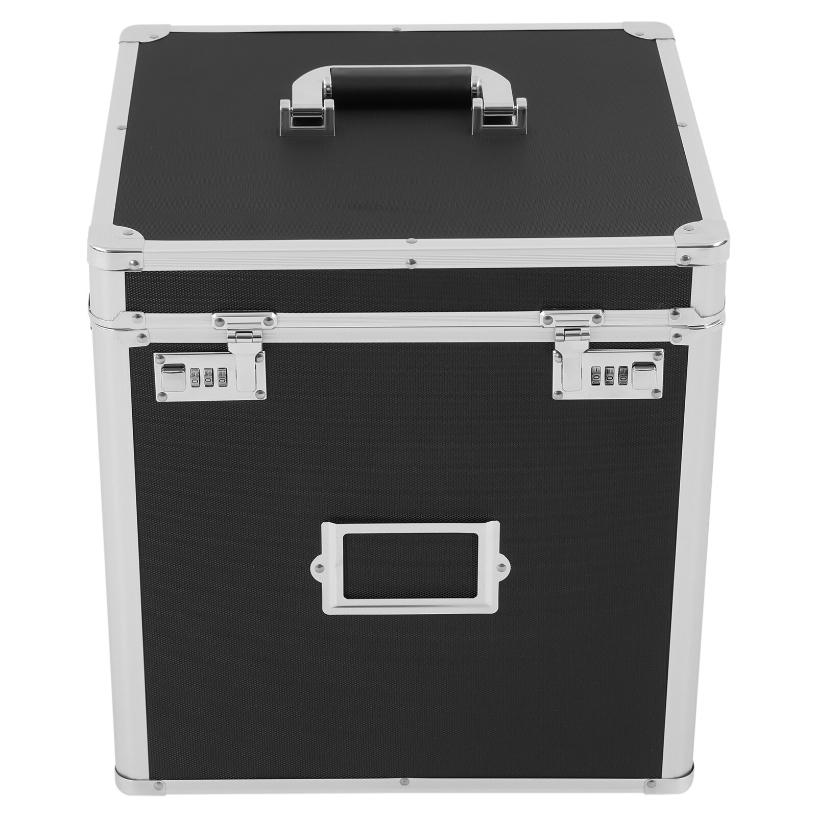 Vinyl Record Holder Storage Vintage Case Carrying Locking 50 Album Organizer NEW
