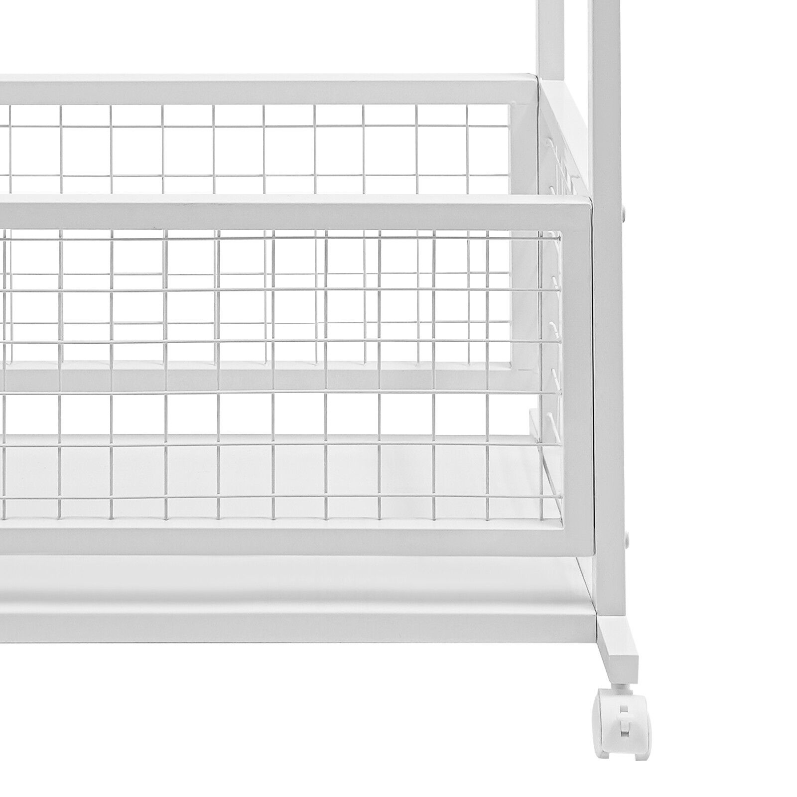 16-Layer Organizer Rack, Storage Shelf, Floor Standing Ribbon Display Rack