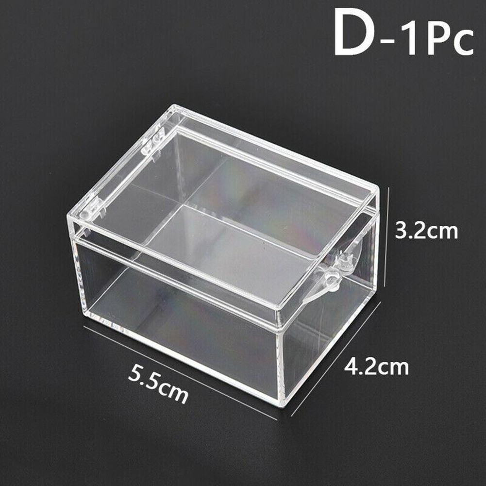 Clear Storage Case Storage Case Sizes 1PC Clear Plastic Transparent New
