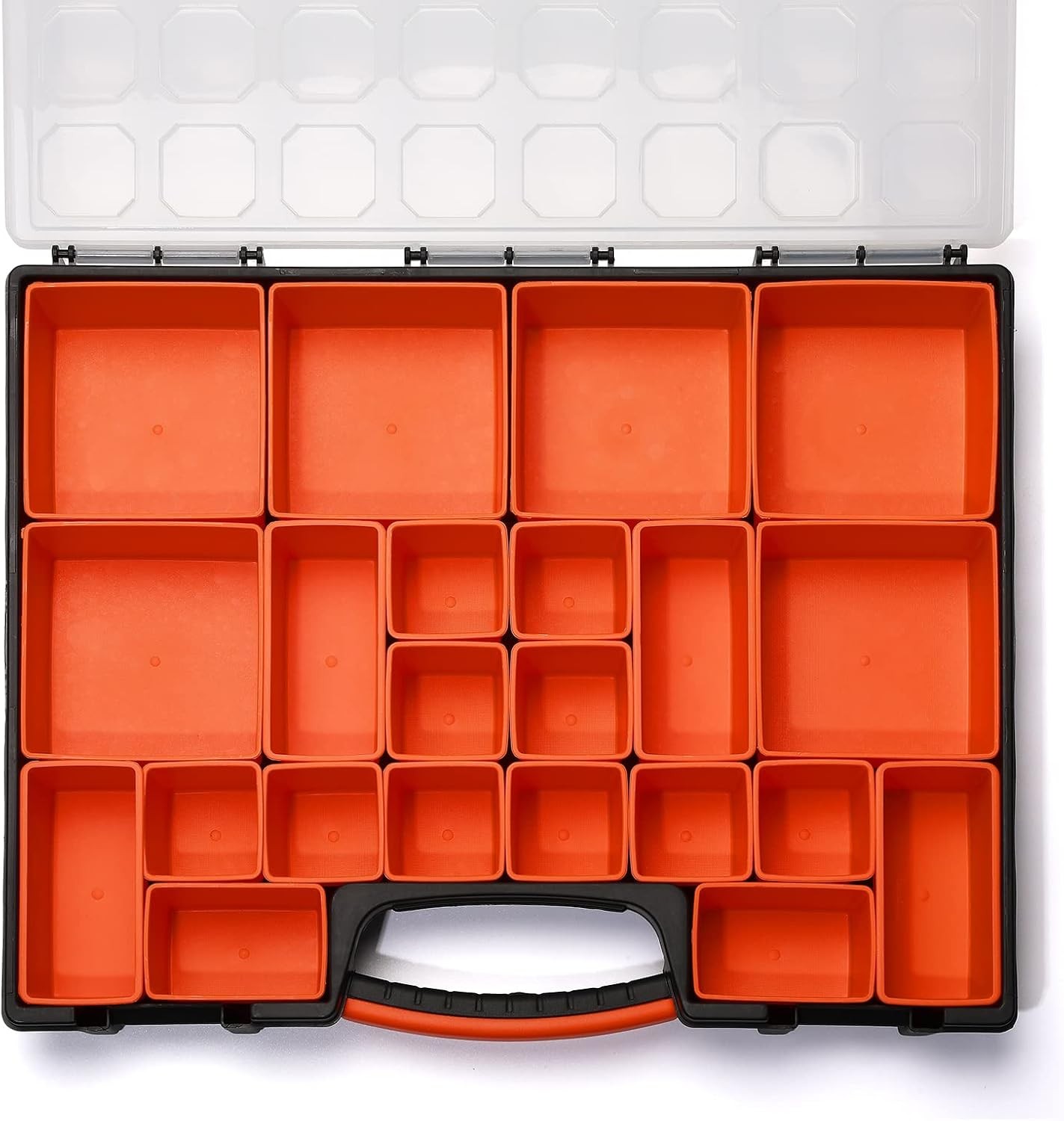 2PCS Multi-Purpose Portable Organizer Box Set W/ 44-Removable Compartments 2pc