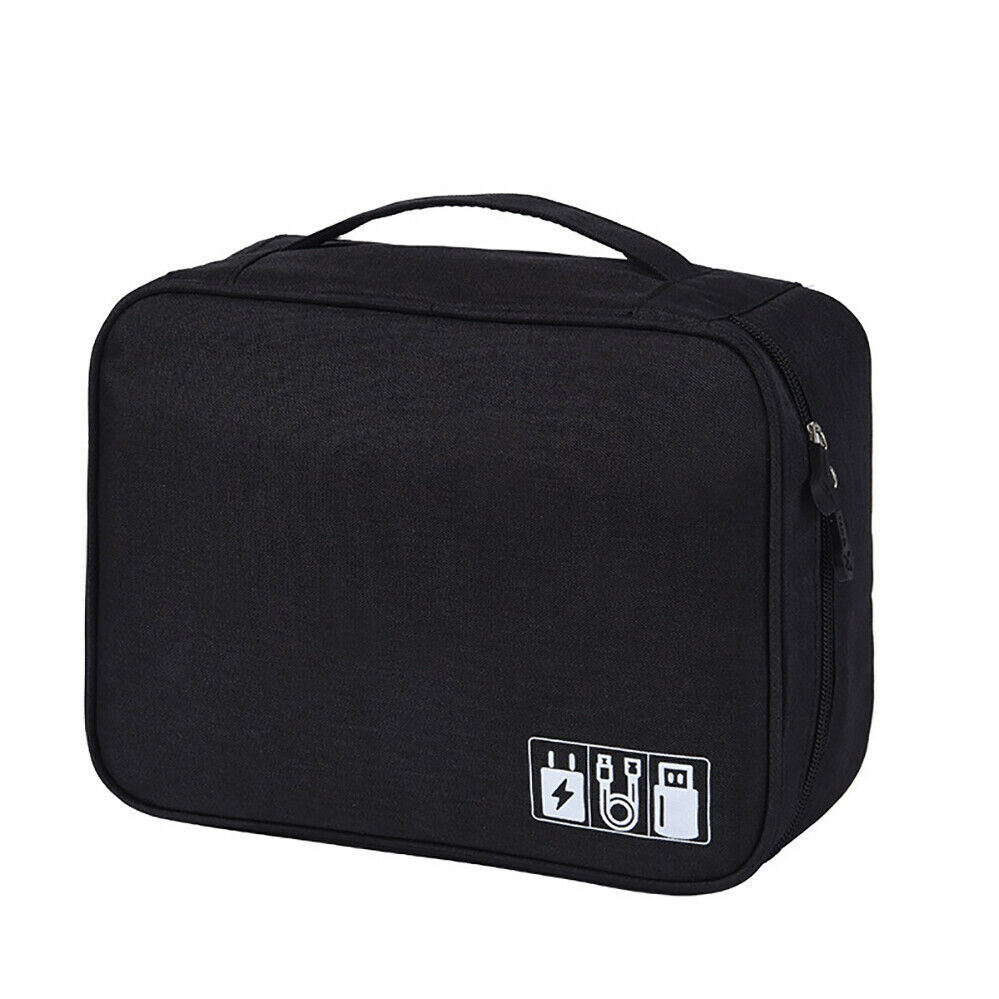 USB Travel Cable Bag Organizer Charger Storage Electronics Case Cord Accessories