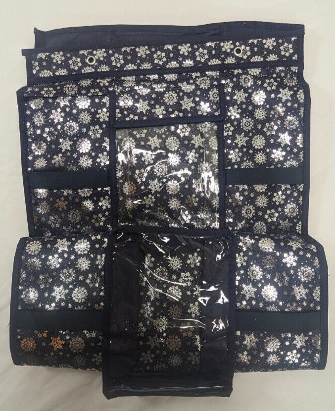 Tidy & Co Over the Door Multi Purpose Storage Organizer 17 x 43.5&Prime; SNOWFLAKE