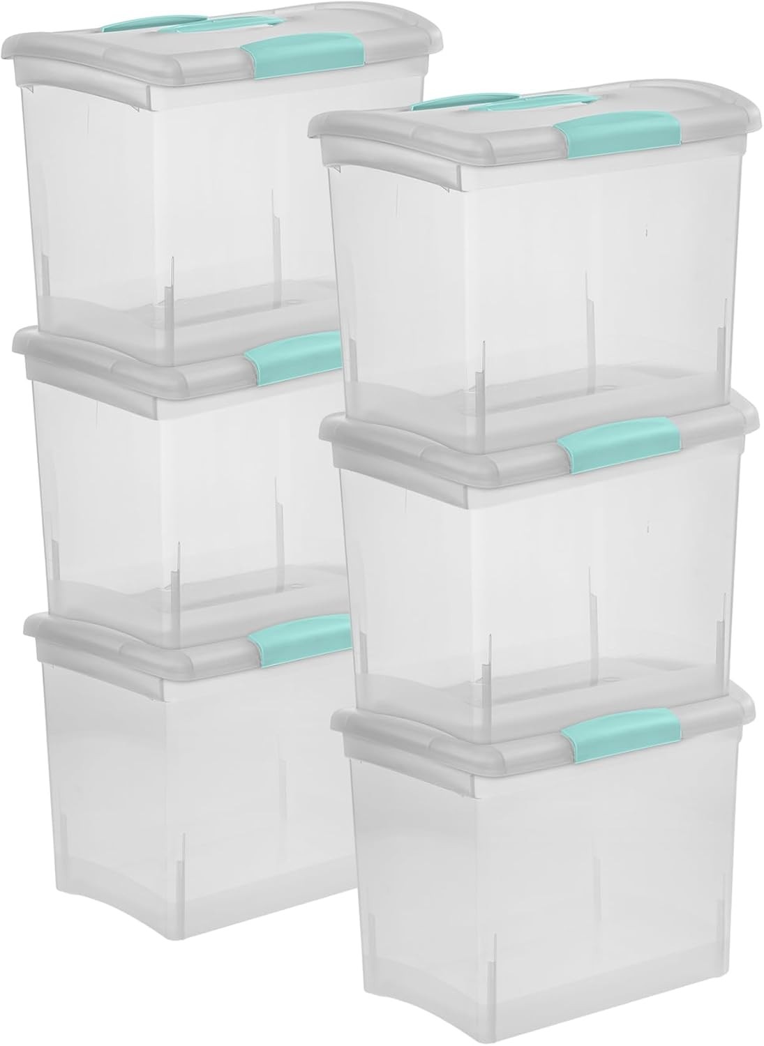 18768606 Large Nesting Showoffs Clear Base & Lid with Colored Handle and
