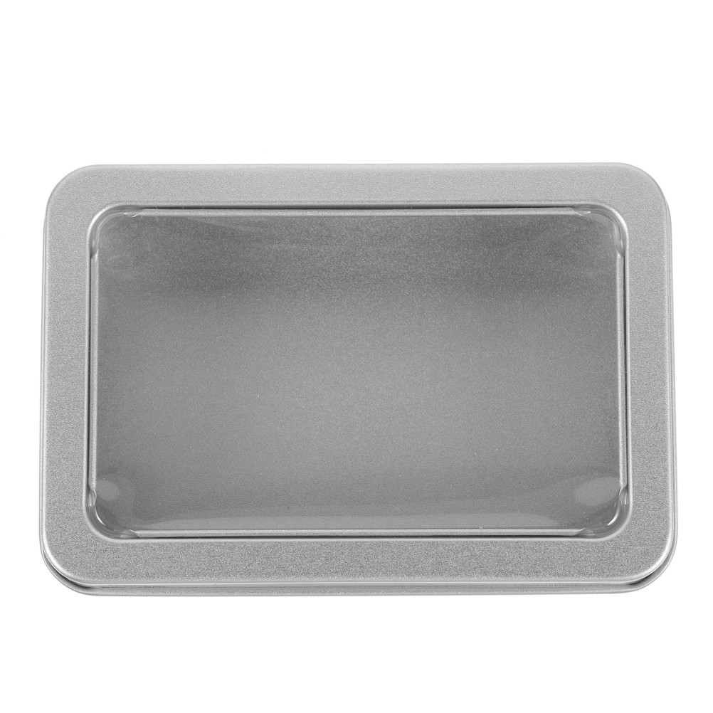 Metal Boxes for Storage Rectangular Tinplate with Clear Window Mini