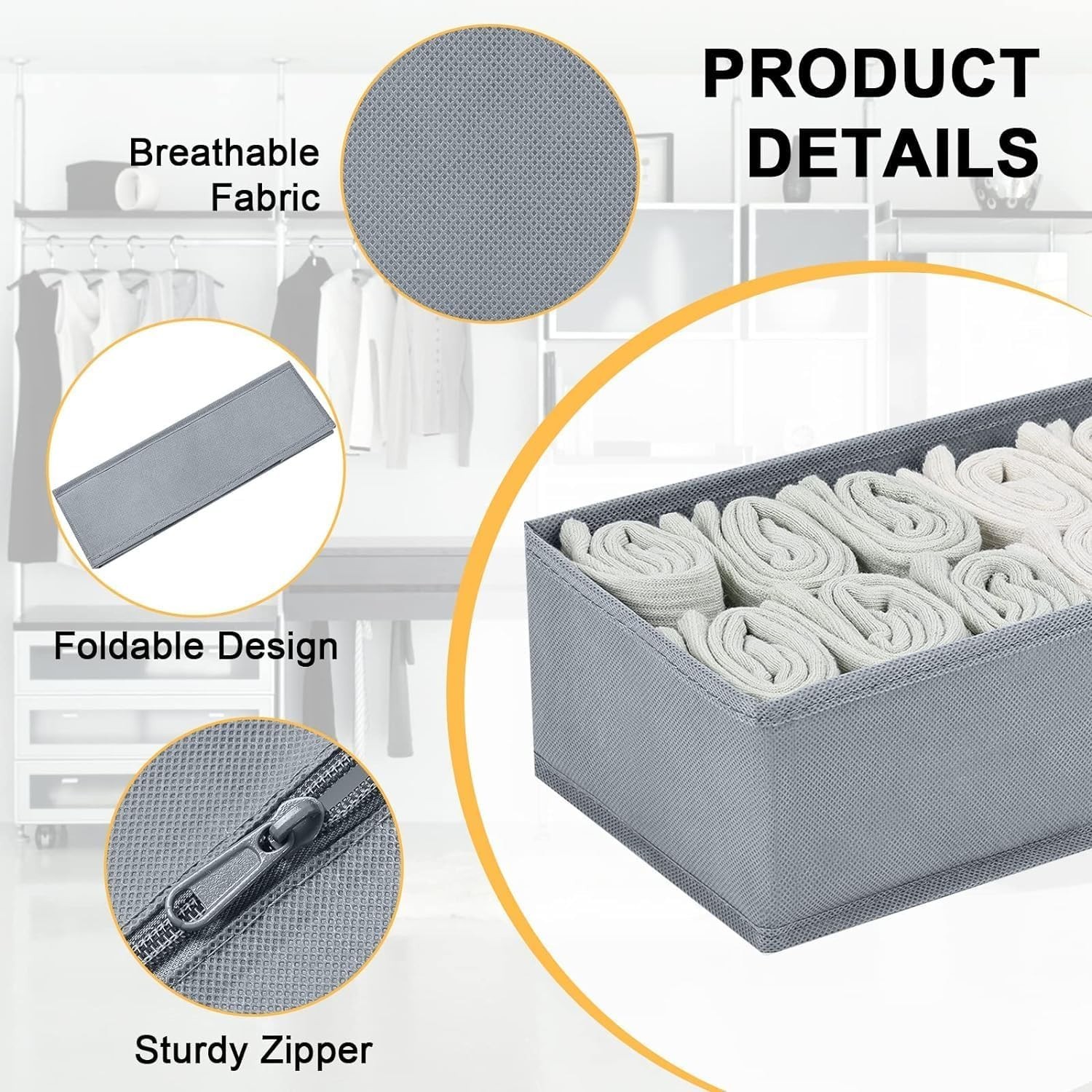 Compact and Portable Fabric Drawer Organizers – Ideal for Clutter-Free Living