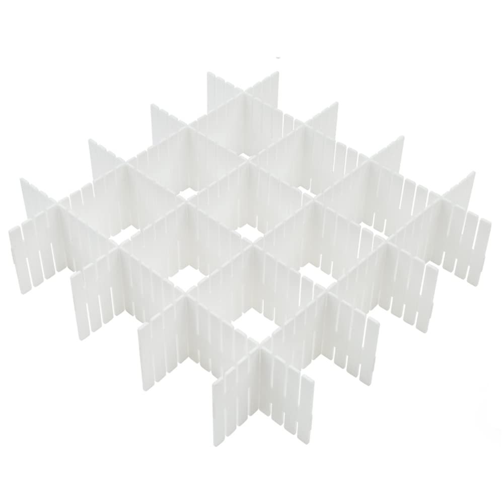 8 Pcs Adjustable Drawer Dividers Organizer for Kitchen Bathroom Bedroom