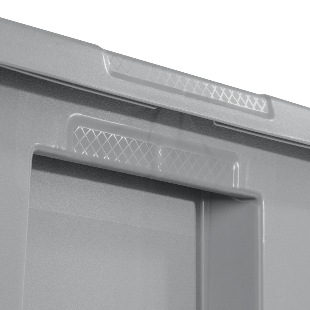 6Pack Sterilite 30 Gallon Latch Tote Plastic Storage Bin Gray, Stackable Box Set