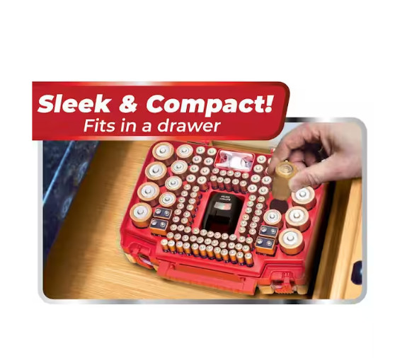 Organizer and Storage Case with Tester 150 Battery