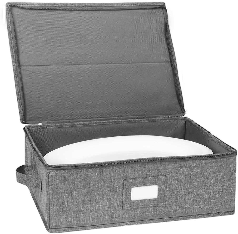 Platter Storage Case, China Storage Containers Hard Shell 17&Prime; x 13&Prime; x 6&Prime;, 5 F…