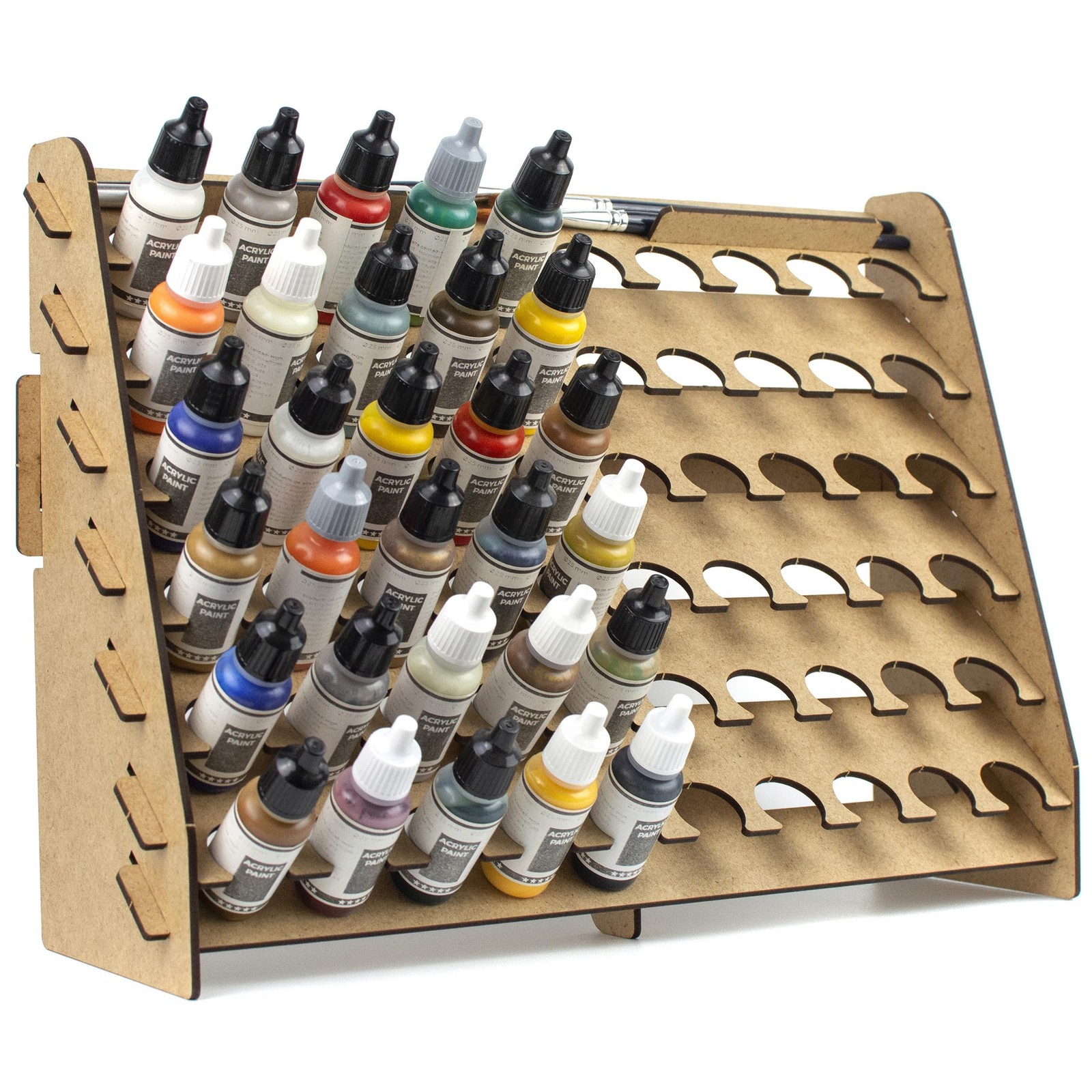 Wall Paint Rack Organizer for Miniatures & Modeling, Vertical Paint Stand wit…